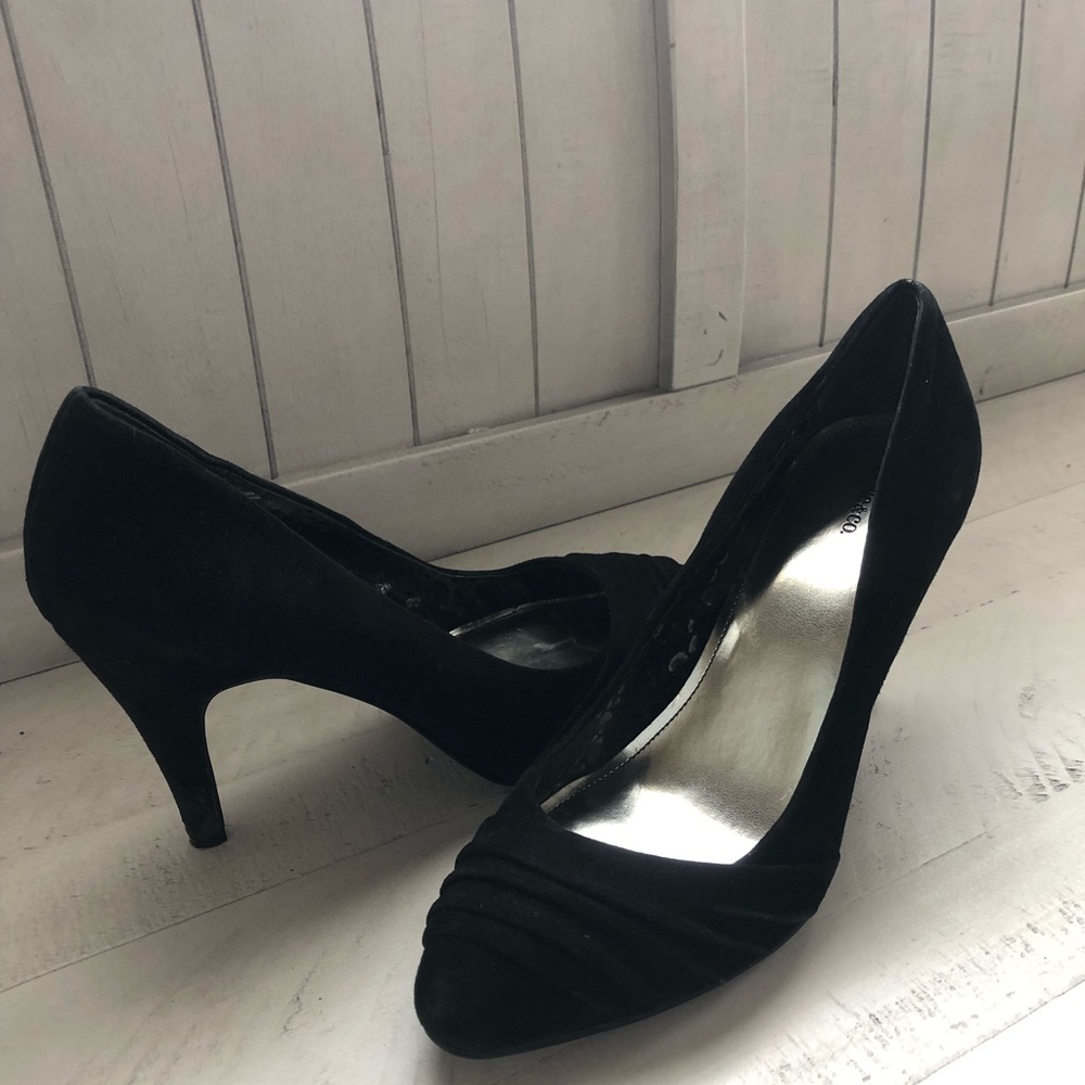 Black Velvet high heels, size 7, style& Co